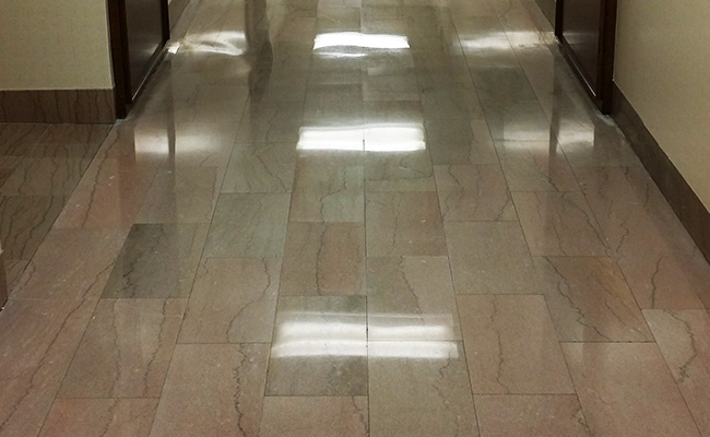 Marble Floor Polishing Commercial Building
