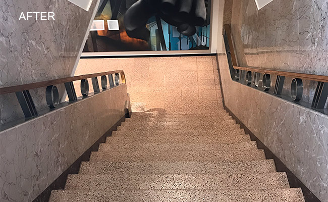 Terrazzo Stairs Looks Beautiful Again