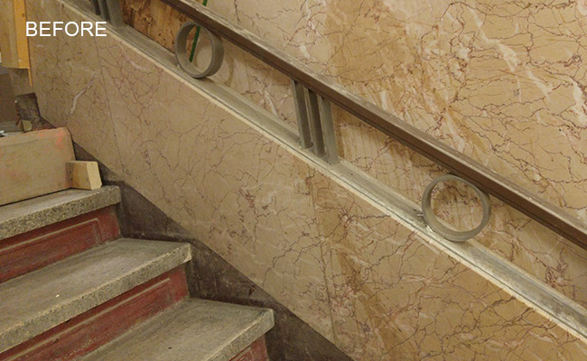 Marble Stairs Needs To Be Restored
