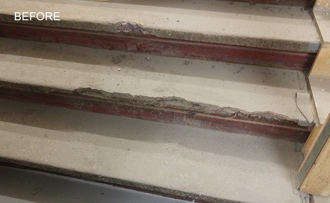Terrazzo Stairs Needs To Be Restored