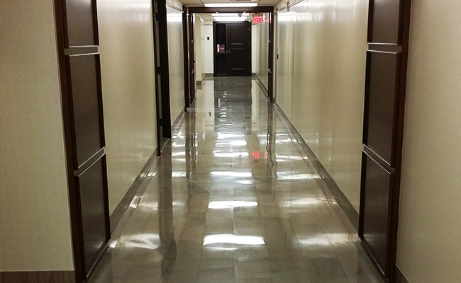 Office Building Marble Floor Polished