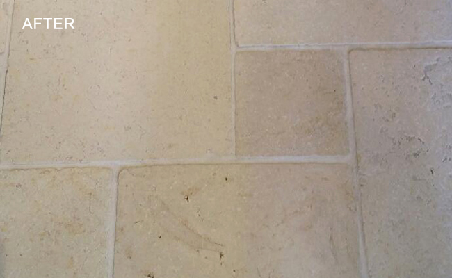 Travertine Deep Cleaned and Sealed