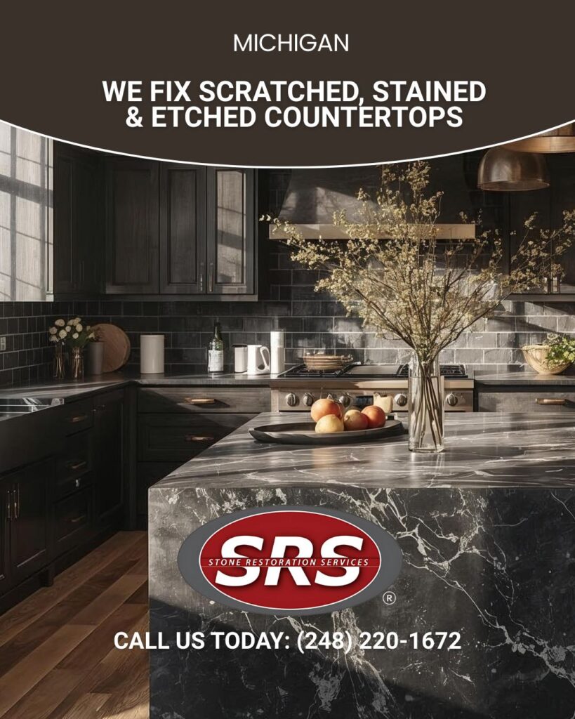 Countertop Stain Etch Scratch Repair near me MI