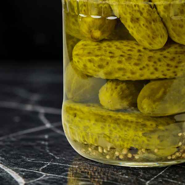 pickles brine mark counter out